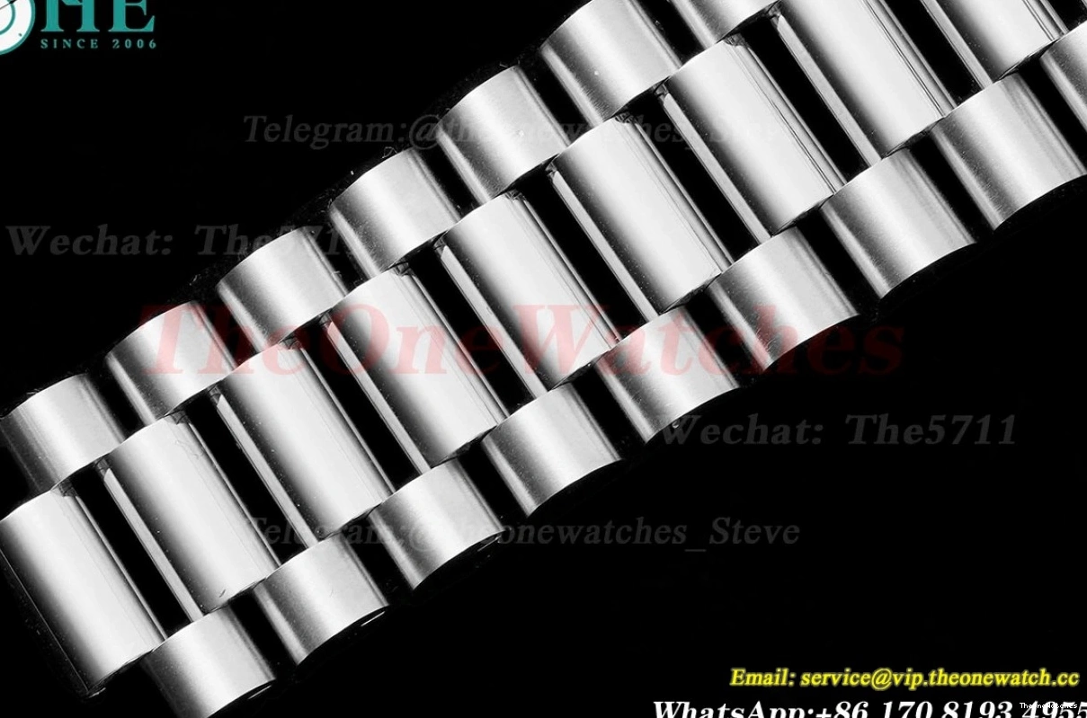 228239 SS Grey Pres A3255 GSF Silver 40mm SS (Tungsten Heavy DayDate Dial Version) 1227